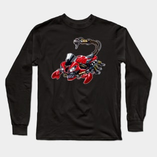 Yamaha R6 Scorpion Red Long Sleeve T-Shirt